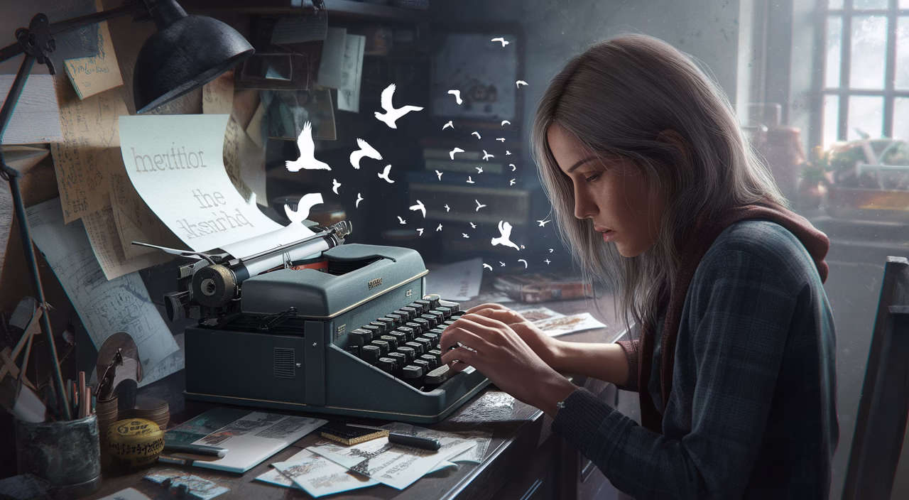 Artistic representation of chaotic thoughts