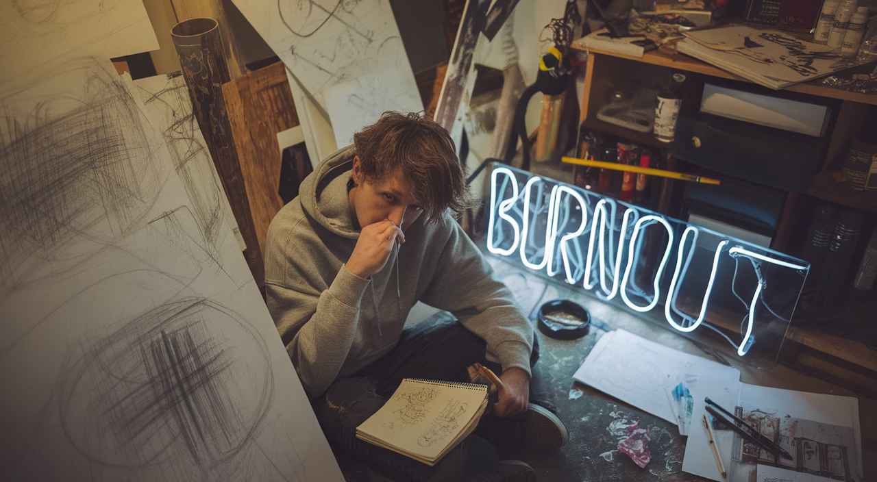 How to Deal With Creative Burnout in a Darkly Funny Way: A Brutally Honest Guide